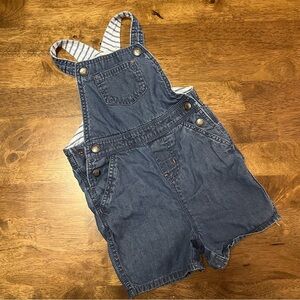 Baby Boden Blue Chambray Denim Overalls 18-24 Months